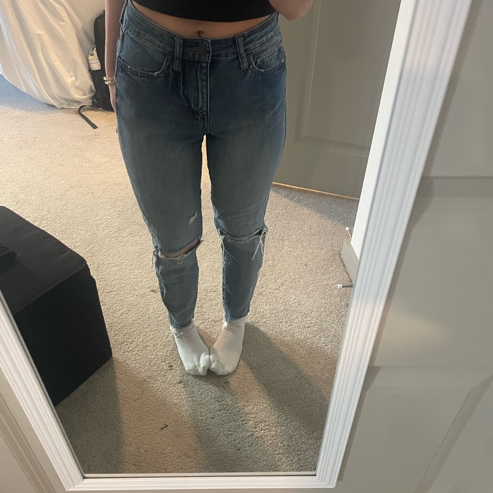 RSQ Blue Straight Leg Jeans